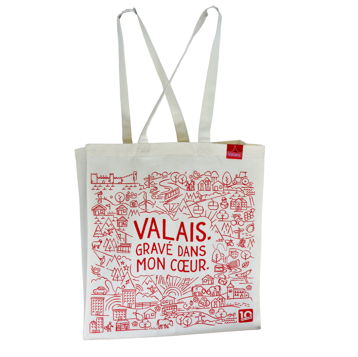 Tote bag Valais-Wallis